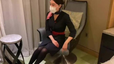 Tang Xin Vlog. The experience of hooking up with a real sexy stewardess